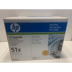 HP LASERJET DUAL PACK PRINT CARTRIDGES Q7551XD